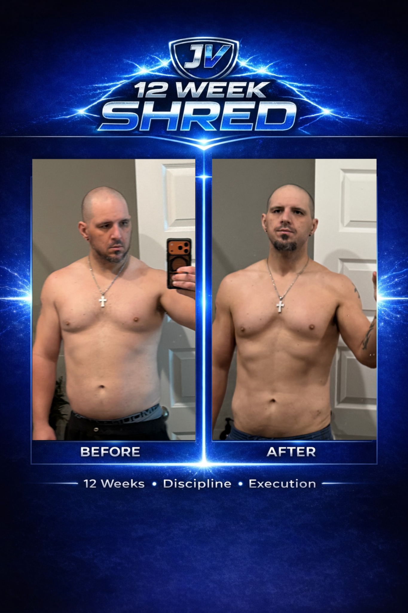 Jonathan Venable 12 Week Shred — Before and After Transformation